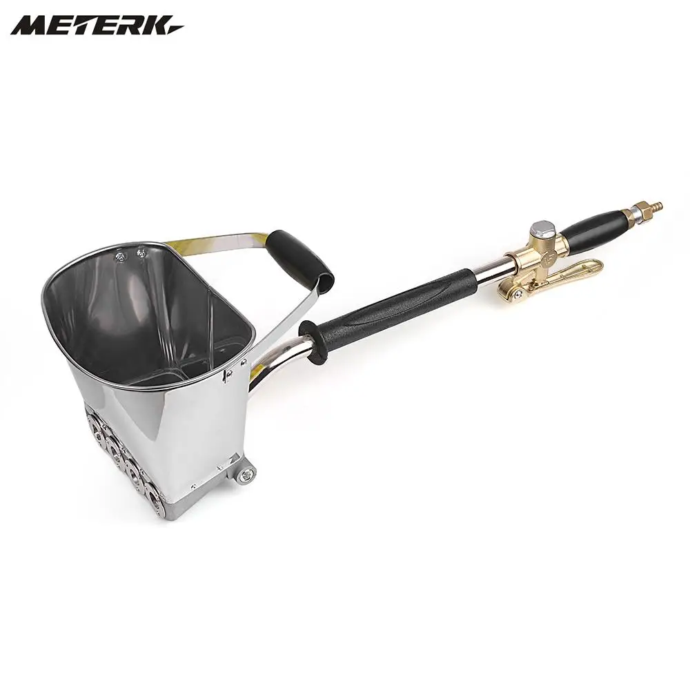 

Professional Wall Mortar Sprayer Machine Stucco Shovel Hopper Ladle Cement Spray Machine Air Stucco Sprayer Hopper Machines