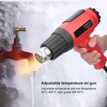 Горячая воздушная станция Регулируемая Горячая воздушная пушка 2000 Вт большая мощность высокого/низкого уровня Тепловая пушка 220VAC CN вилка пневматические инструменты