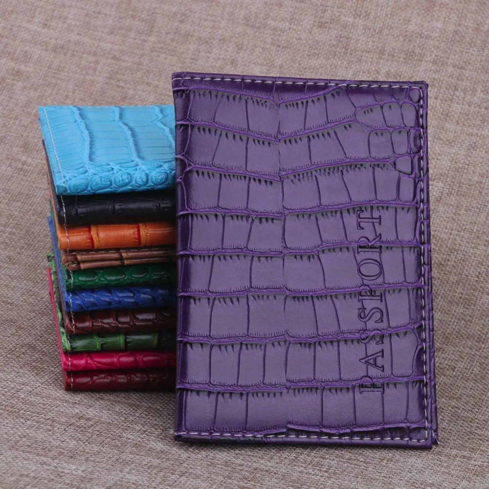 

Passport Holder Protector Wallet Business Card Soft Passport Cover Leather credit card for men's and women's#20