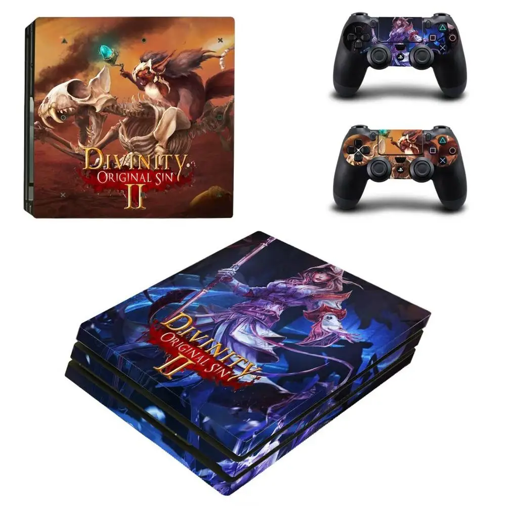 Divinity: Original Sin 2 PS4 Pro Стикеры Play station 4 кожи наклейки для Игровые приставки консоли и
