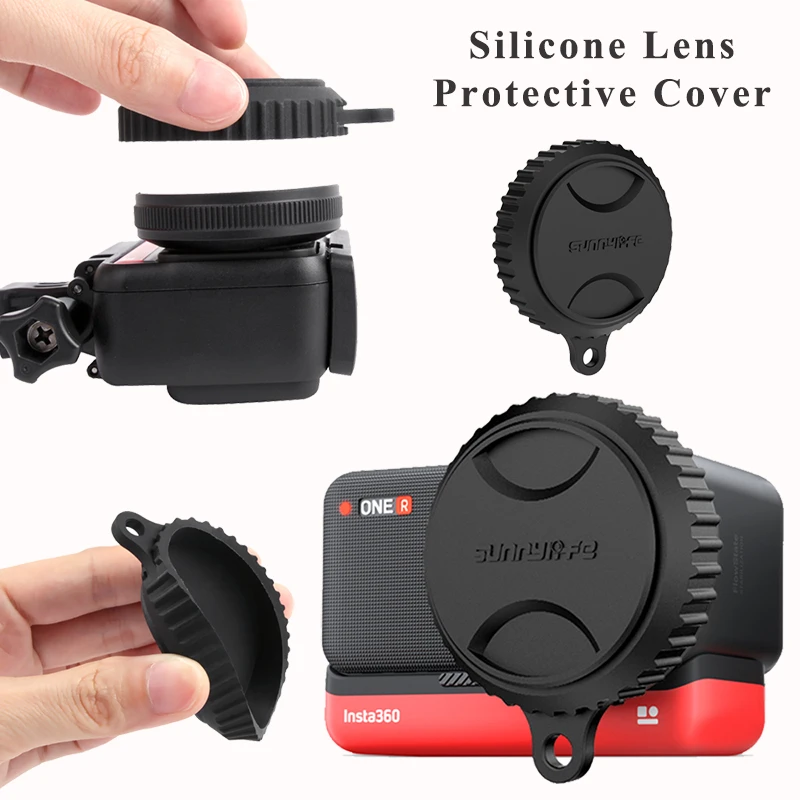 Protection cap silicone lens cover for insta 360 one R 1-Inch wide-angle lens Protection cap silicone lens cover for insta 360 one R 1-Inch wide-angle lens