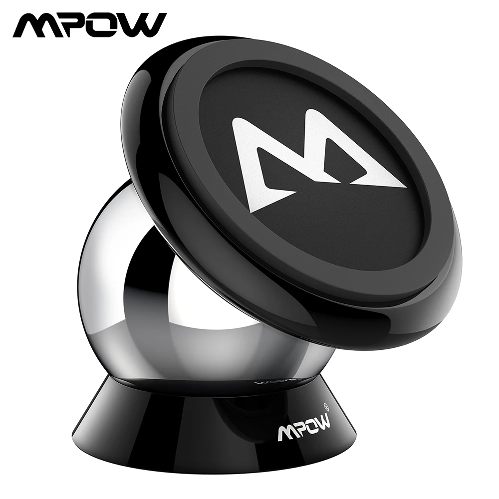 Mpow MCM18 магнитный автомобильный держатель для телефона на магните Универсальный автомобильный держатель Макс подшипник Ёмкость 250g Автомобильный держатель телефона для iPhone X/8/7/6 Plus