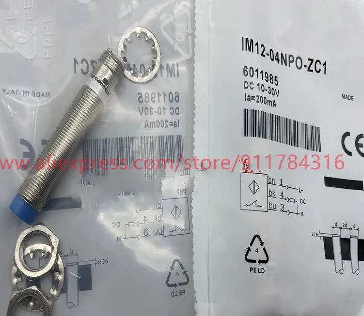 

3pcs New High quality Sick proximity switch IM12-04NPS-ZC1 IM12-04NPO-ZC1 IM12-04NNS-ZCK IM12-02BPO-ZC1 IM12-04NPS-ZCK