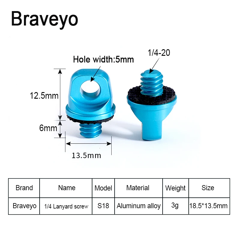Camera Accessories Metal Screw Adapter Screw Mount Adapter Camera Screw Mount 1/4 Inch Lanyard Screw D Ring Handle Shoulder Strap Mount Adapter Digital Camera Photo Studio Accessories for SLR Camera Tripod