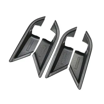 

New Arrival High Quality Carbon Fiber ABS Interior Door Handle Bowl Cover Trim For Toyota Camry 2018-2020