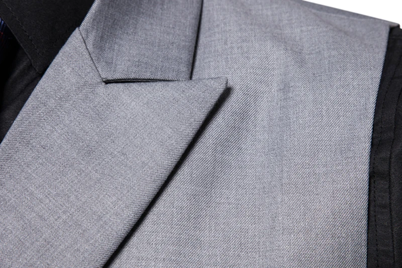 Fashion Double Breasted White Vest Men Spring New Peak Lapel Suit Vests Mens Wedding Groom Tuxedo Waistcoat Male Chalecos