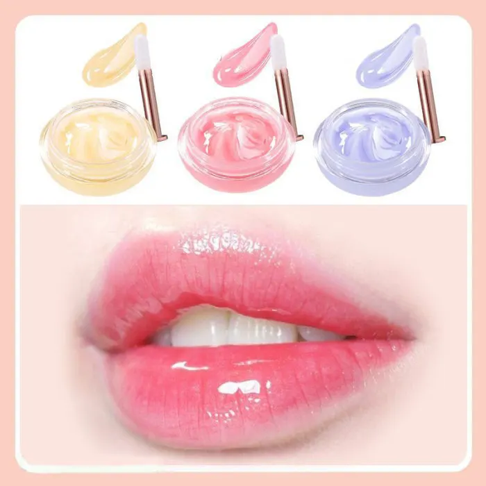 Sleeping Lip Mask with Brush Moisturizing Hydrate Plump Restore Dry Chapped Lips Skin Care products Lip care