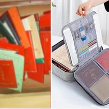 Сумка для документов, билетов, большая емкость, сертификаты, файлы, органайзер для дома, путешествия, важные предметы, новое поступление