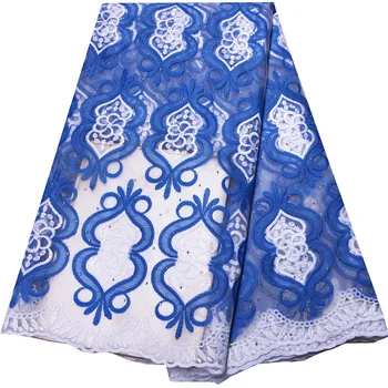 

5yards new purple lace fabric nigerian lace fabric with stones 2020 high quality lace african tulle lace for women dress