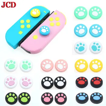 

100pcs Cute Cat Paw Claw Thumb Stick Grip Cap Joystick Cover For Nintendo Switch Lite NS NX Joy-Con Controller Thumbstick Case