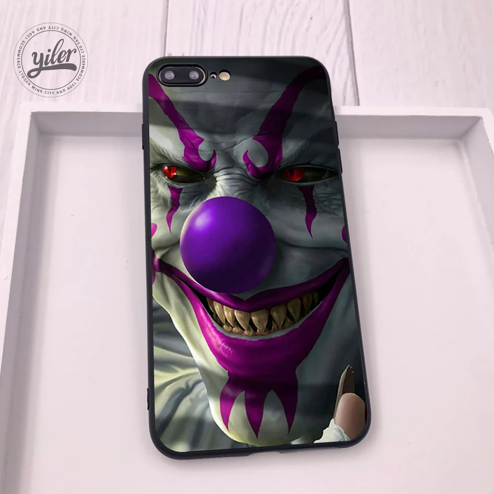 Чехлы для iPhone 7 8 Plus 11 Pro XS Max, чехол с изображением клоуна вампира Джокера для iPhone 8 7 6 6S Plus X 5 5S SE, чехлы для XS SE