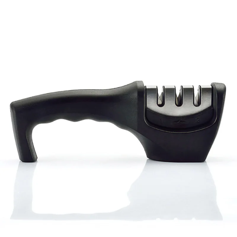 

Diamond Ceramic Tungsten Steel Household Sharpener Three-stage Fast Sharpening Artifact Kitchen Knife Tool Manual Sharpener