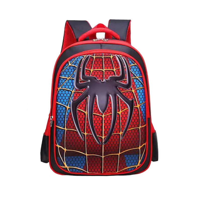 

New 2020 Schoolbag 3D Backpack large size Multi style For Boys Waterproof Child Spiderman Book bag Kids Shoulder Bag Satchel