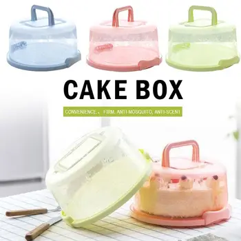 

Plastic Durable Portable Cake Storage Box Cake Box Cupcake Container Handheld Kitchen Tool Sealing Birthday Wedding