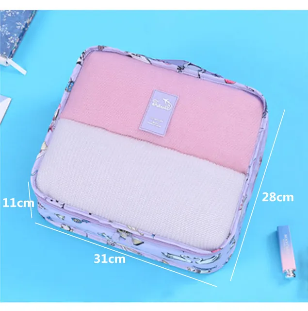 6Piece/Set Travel Mesh Bag In Luggage Packing Organizer
