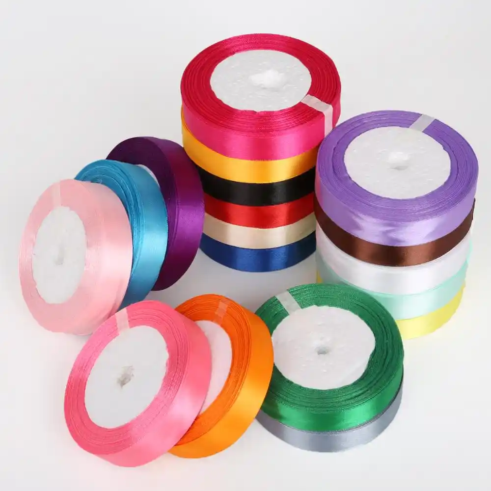 Атласная лента с бантом 20 мм 25 ярдов|supplies party|supplies weddingsupplies craft |