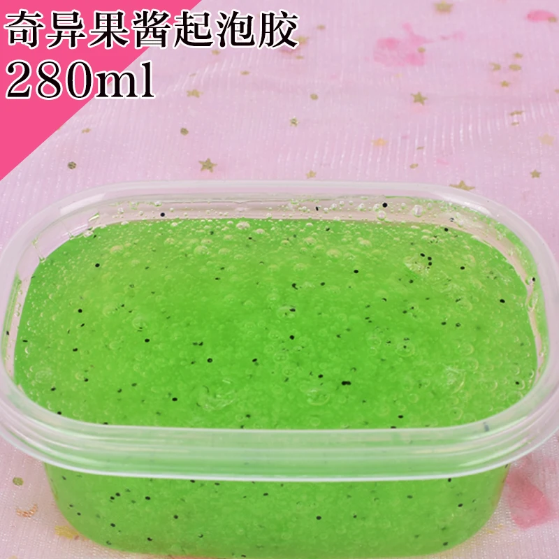 Douyin большой клей для игры больше вспенивания большой клей слизи кристаллическая грязь большое отверстие готовой продукции грязи слюна девушки