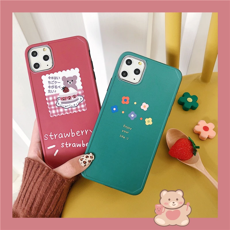 Чехол с милым рисунком для Iphone 11, 11pro Max, противоударный мягкий чехол по технологии imd для Iphone X, Xs, Max, Xr, 7, 8 plus, чехол
