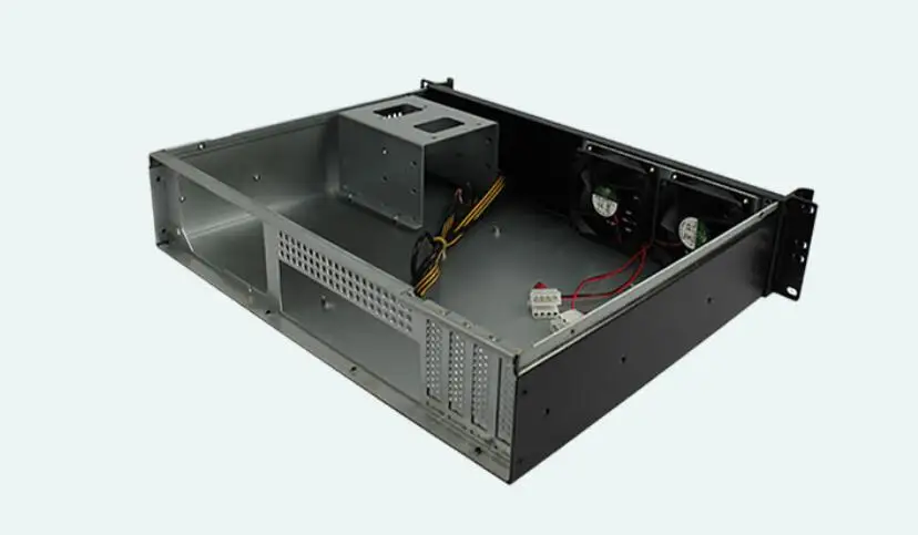 2U ipc Шасси 2U rackmount корпус Глубина 350 мм ультра-короткий для Micro ATX/ATX 17*17 см материнская плата сервер межсетевой экран для компьютера