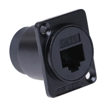

RJ45 D-type Module Socket Female Signal Connector Cat6 Panel Ethernet Extension Interface Adapter UND Sale