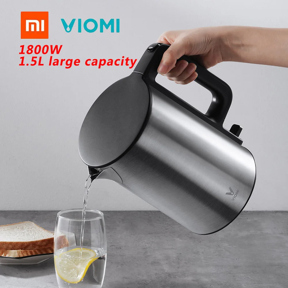 

Xiaomi VIOMI 1800W 1.5L Electric Kettle Thermostat Intelligent Quick Heating Indicator Prompt Electric Kettle From Xiaomi Youpin