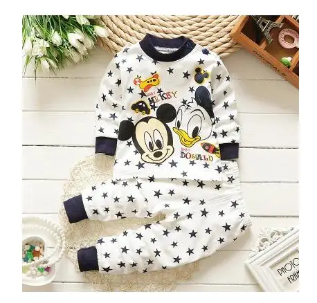 Комплект одежды для новорожденных мальчиков и девочек футболка штаны лето