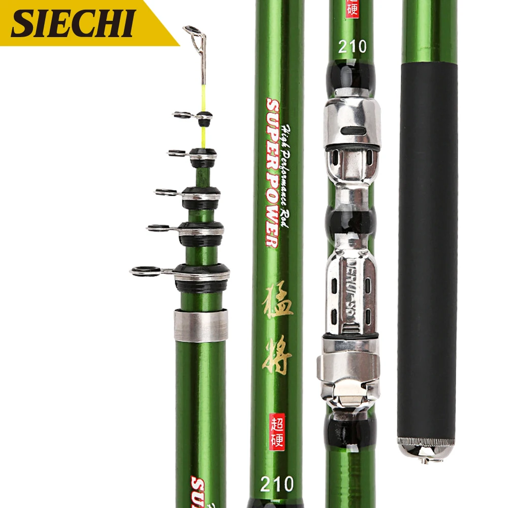 

carbon fiber 1.8M 2.1M 2.4M 2.7M 3.0M Spinning Fishing Rod M Power Telescopic Rock Fishing Rod Carp Feeder Rod Surf Spinning Rod