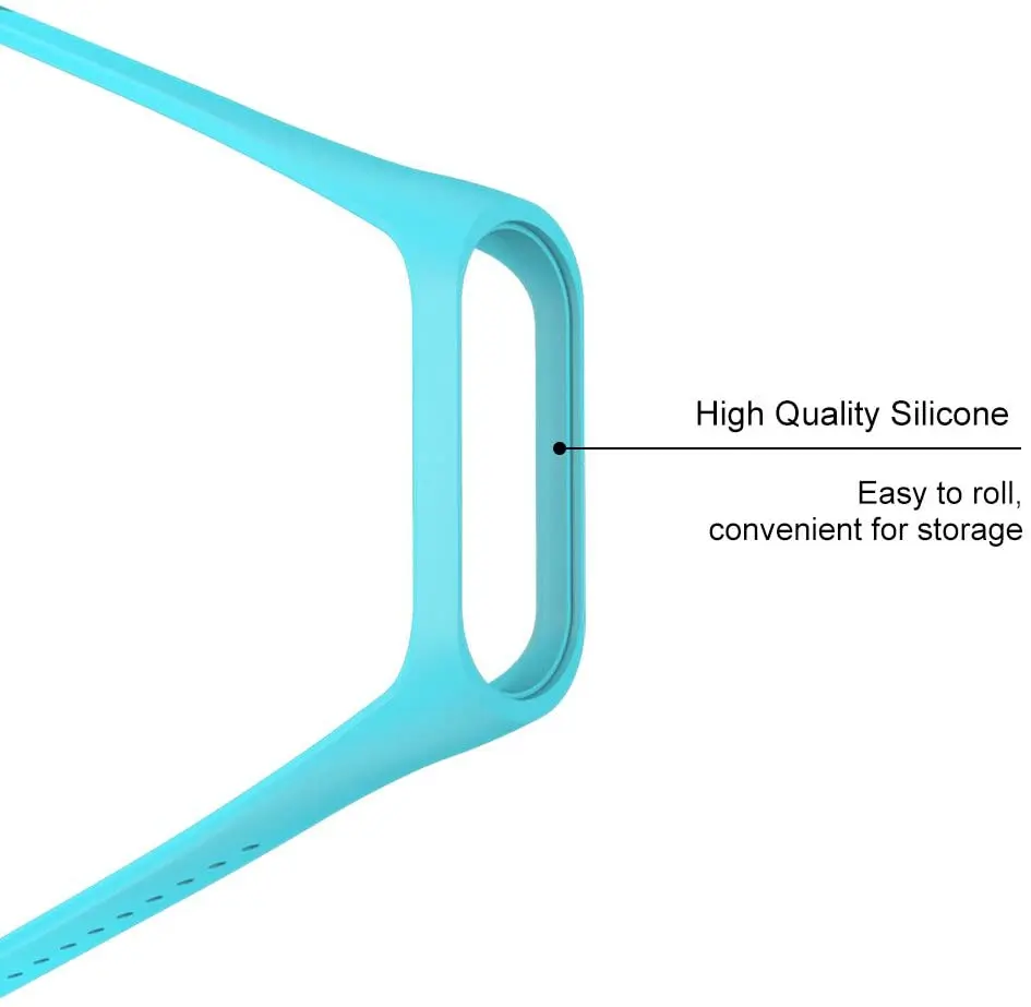 Silicone Sport Strap Band For Xiaomi Mi Band 7 6 5 4 3