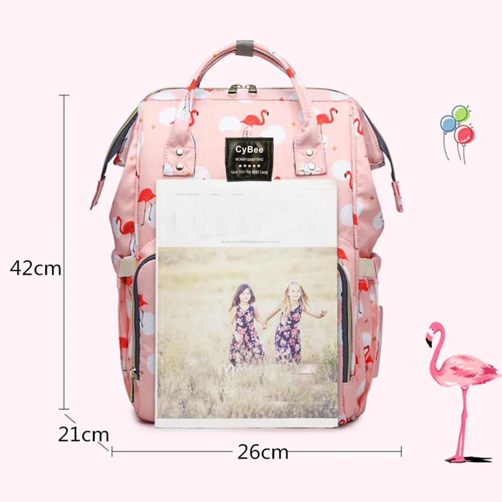 Waterproof Diaper Bag Backpack Luiertas Multi-Function Large Capacity Travel Backpack Nappy Bag Unicorn Print Baby Bag for Mommy