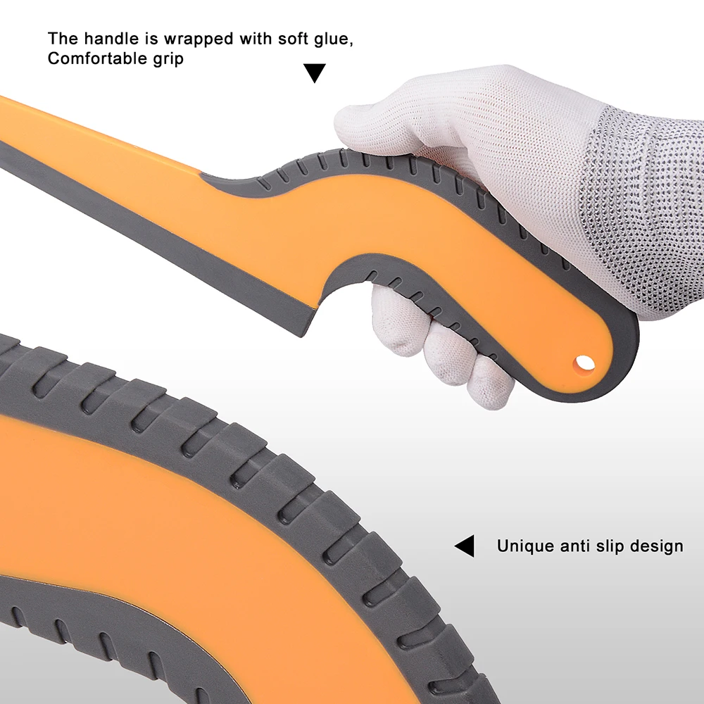 FOSHIO Rubber Scraper for Window Tinting Carbon Fiber Vinyl Windshield Handle Water Wiper Squeegee Car Wrapping Application Tool