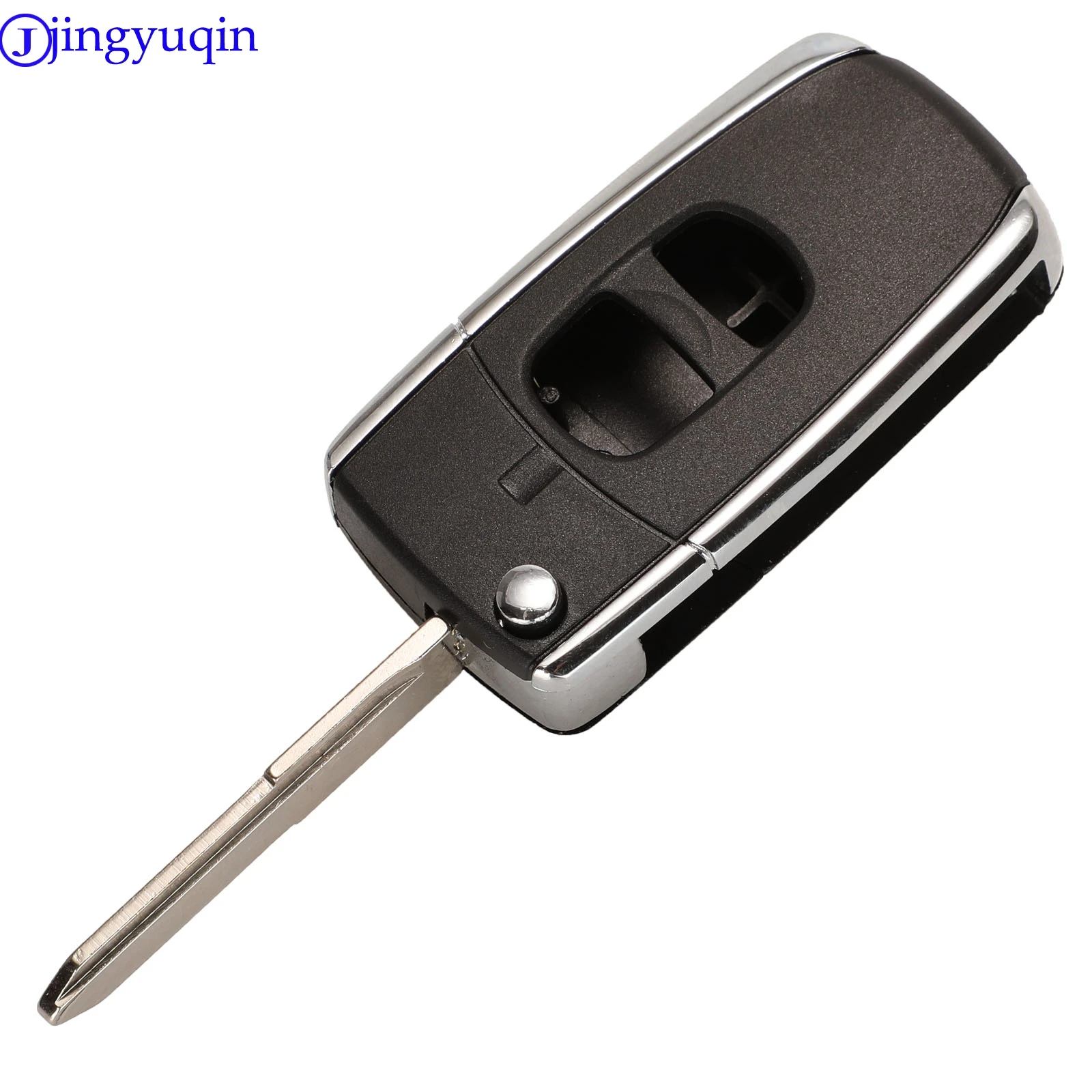 Jingyuqin модифицированный 2 кнопки Автомобильный ключ оболочка чехол для Mazda 2 3 6 323 626 складной чехол для ключей