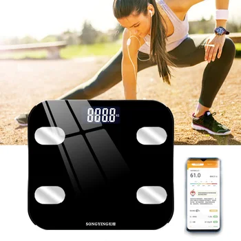 

Bluetooth Scales Floor Body Weight Scientific Smart Electronic LED Digital Weigh APP Analyzer Measure Fat Muscle Bathroom Access