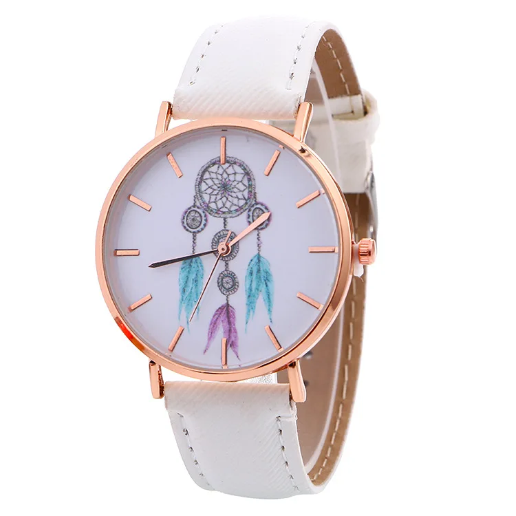 

Wish New Style Bracelet Watch AliExpress Hot Models Wind Chime Pattern Quartz Watch Cowboy Watch Strap Watch