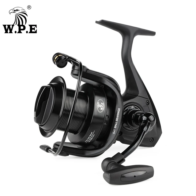 W.P.E HKE Fishing Reel 5000/6000 Spinning Reel 4.4:1 Gear Ratio 5+