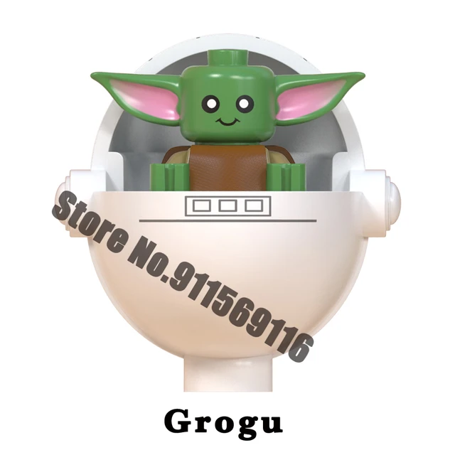 DISNEY Din Djarin Mandalorian Building Blocks Jango Boba Fett Grogu Baby Yoda Paz Vizla Bo-Katan Sabine Wren Brick Figure Toy WM929