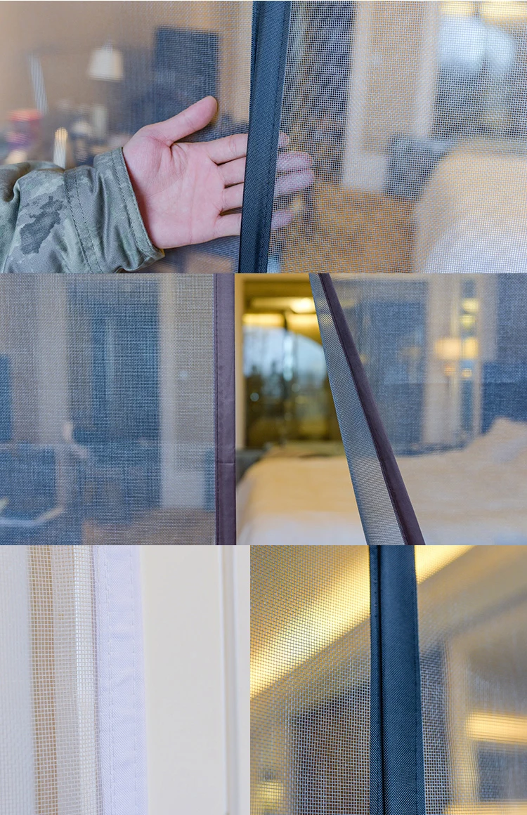 tela de fibra de vidro durável para porta portas com dupla tela tamanho personalizado