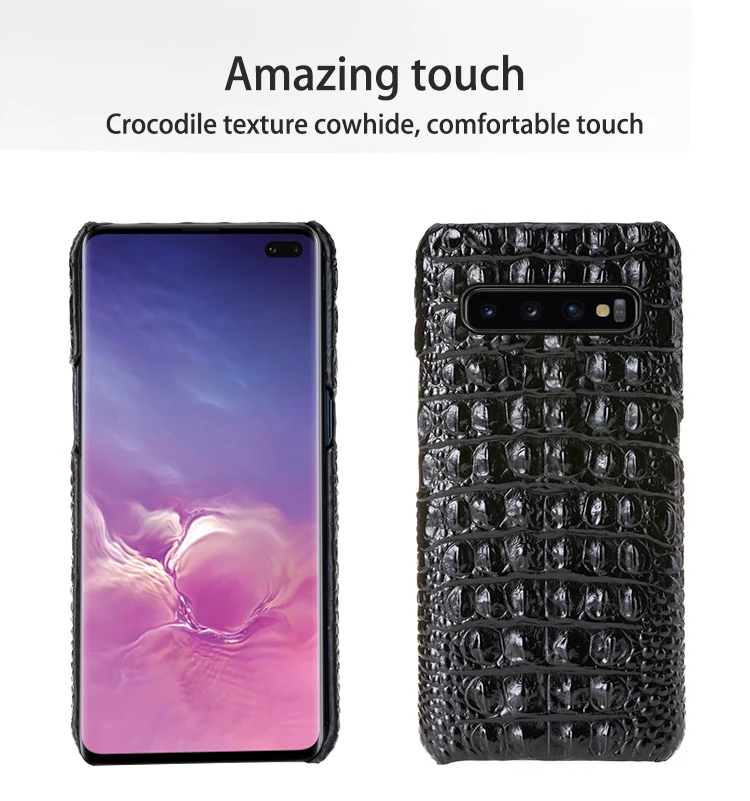 Чехол для телефона для samsung Galaxy A50 A70 S7 S8 S9 S10 Plus, Note 8, 9, 10, из крокодиловой кожи Текстура чехол для A30 A40 A5 A7 A8