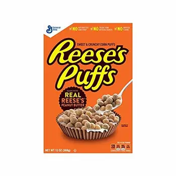 

Reese's Puffs Cereal, Corn Puffs,13 oz, (pack of 3)