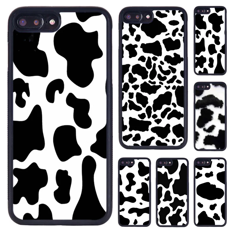 MaiYaCa White Black Cow spots Symbol Phone Case For iPhone 5 6 6s 7 8 plus X XR XS max 11 Samsung Galaxy S6 S7 edge S8 S9 S10 |
