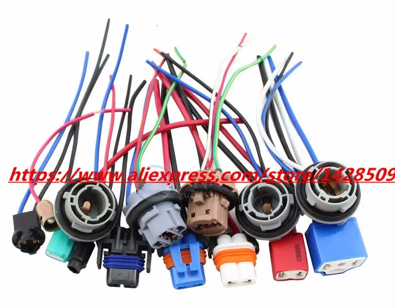 automobile car light connector Vehicle head Connector Plug for socket adapter H1 H3 90059006 with wire | Обустройство дома
