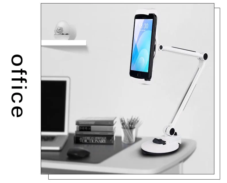 Подставка для планшета, держатель для iPad Pro 11 12,9 10,5 Mini 4/5 Air 2, держатель для телефона и планшета, крепление на кровать, стол, алюминиевая длинная Подставка для рук