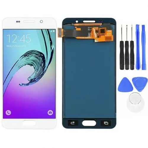 Замена сенсорного ЖК-экрана дигитайзер для Sam-sung Galaxy A3 A310 SM-A310F - Цвет: Белый
