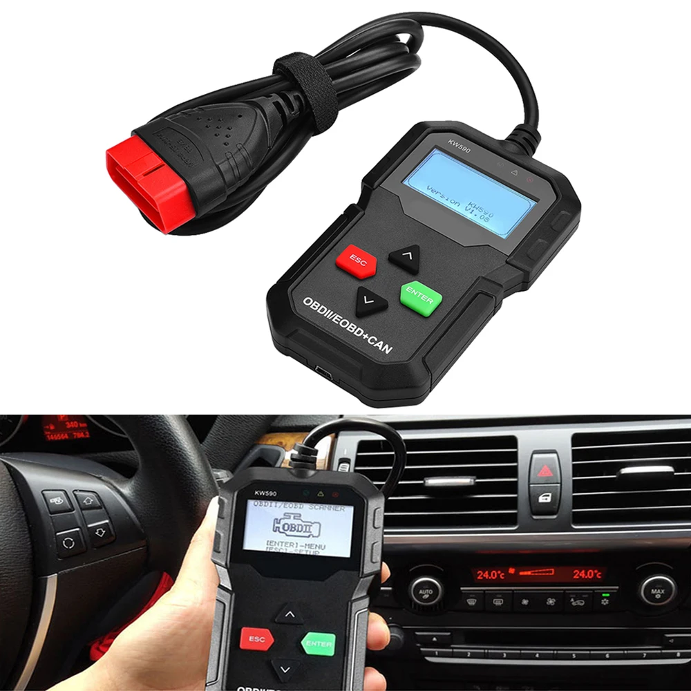 Obd диагностический инструмент автомобильный считыватель кодов автомобильный Obd2 сканер Поддержка мультибрендовых автомобилей и языков Oc14