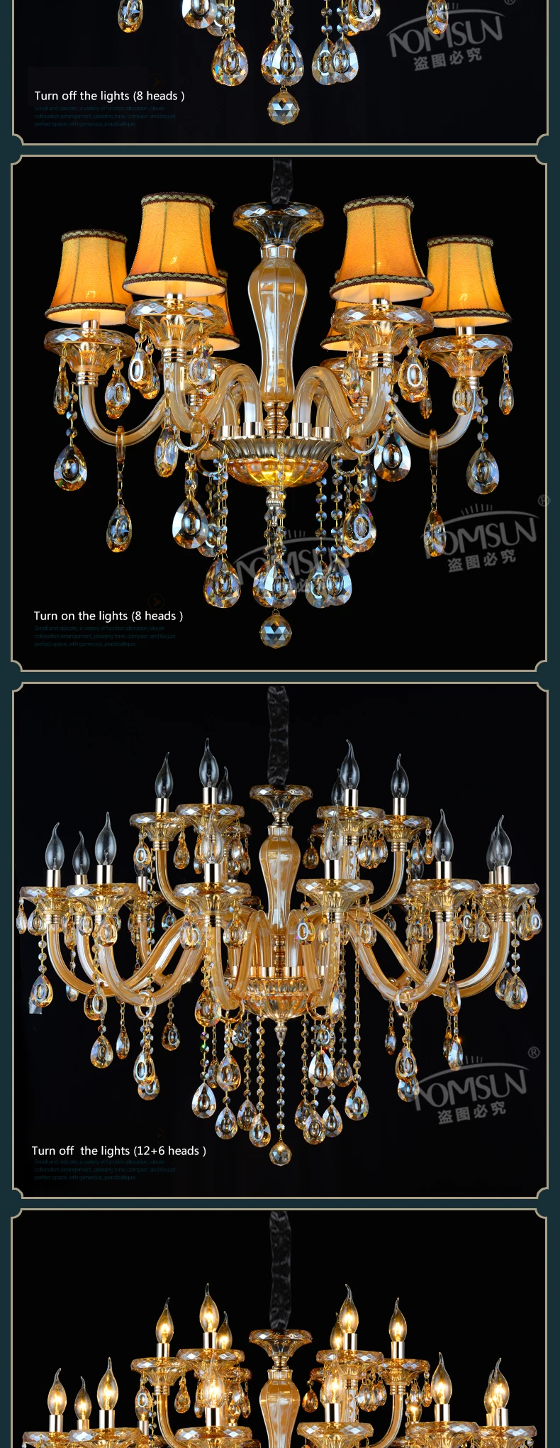Современные светодиодный красный Хрустальная люстра лампы люстры де cristal para sala арматура для люстры для жизни столовая