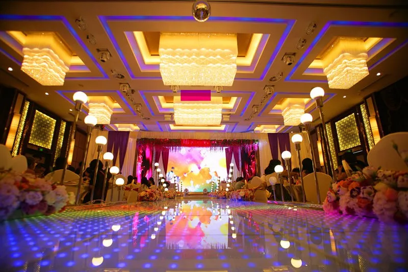 

60 *60 CM Classic luxury Colorful LED Crystal Wedding Decoration Aisle Runner T Station Stage Mirror Carpet Free Shipping