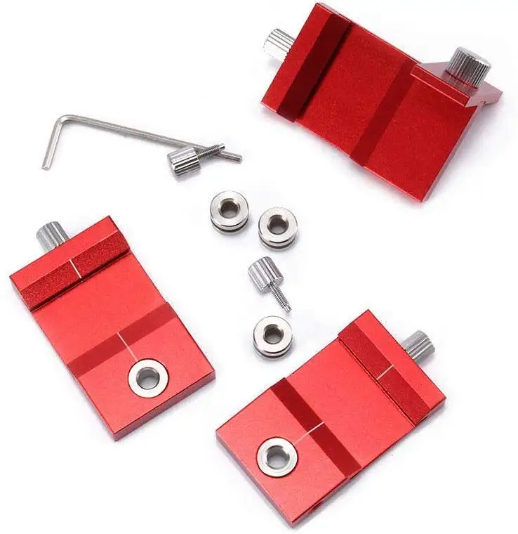 Metric/inch Aluminum alloy 5mm Drill Guide Sleeve Cabinet Hardware Jig Drawer Pull Jig Wood Drilling Dowelling Hole Saw  tools