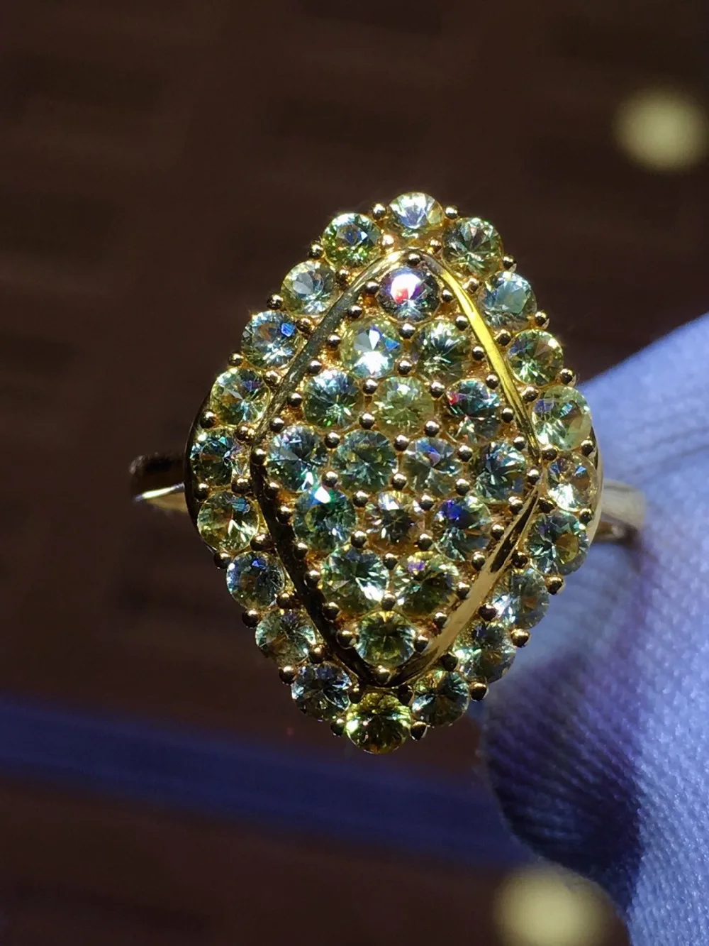 Хорошее ювелирное изделие, сапфировое кольцо, натуральный 2.2ct, не нагревается, жёлтый драгоценный сапфир, чистое золото 18 K, ювелирное изделие для женщин, кольца с бриллиантами