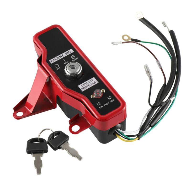 

Gas Engine Ignition Switch Box W/ Keys Fit For Honda GX160 5.5HP & GX200 6.5HP engine power accessory