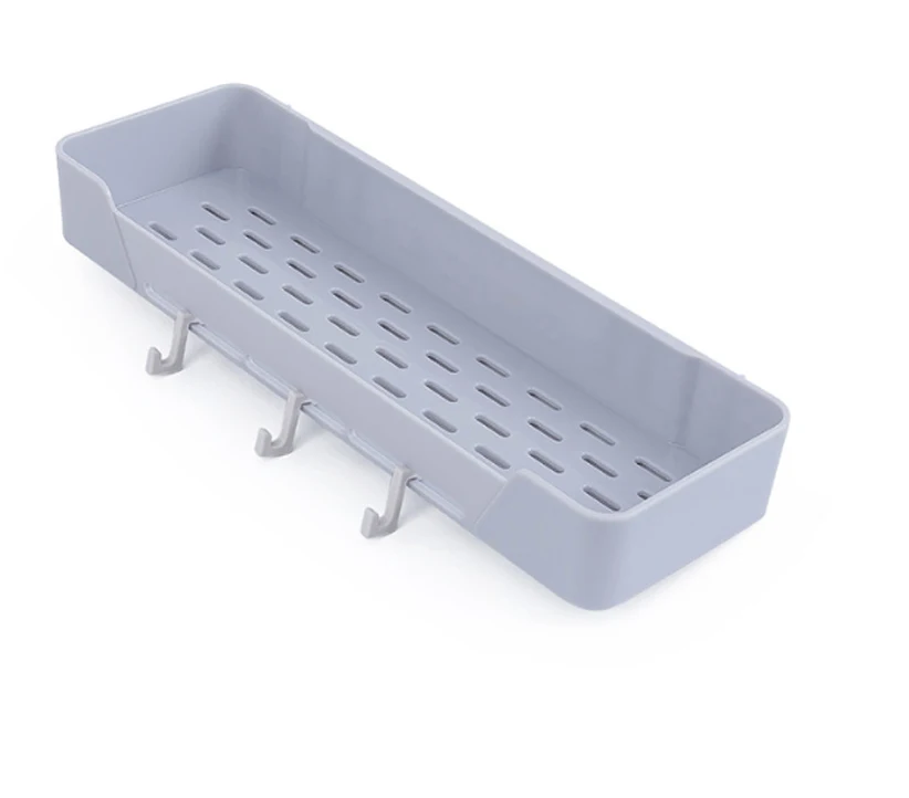 Для ванной комнаты, кухни, душевой полка угловая Подставка для хранения ванной - Цвет: Grey