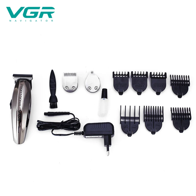 VGR 3 в 1 машинка для стрижки волос 3 ножа головка масляная голова триммеры для стрижки волос Электрический инструмент для стрижки волос Машинка для стрижки волос для мужчин